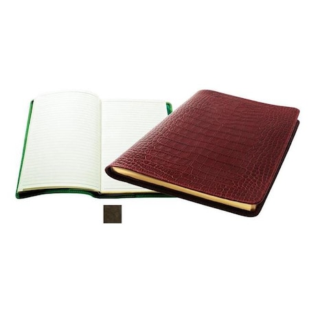 Raika VI 141 BROWN 7.5in. X 10in. Desk Lined Journal - Brown